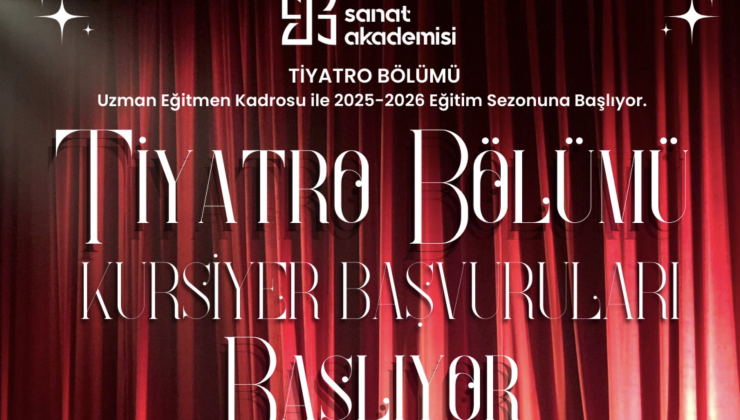 İzmit Belediyesi Sanat Akademisi’nde tiyatro heyecanı başlıyor