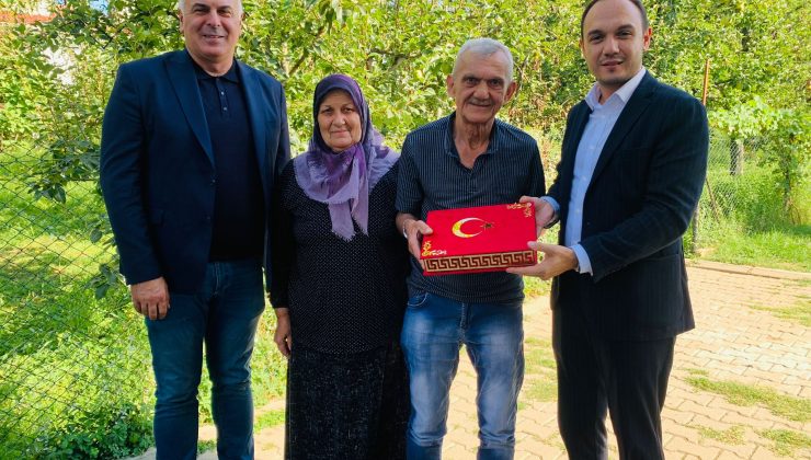 İzmit Belediyesi kahraman gazilerimize ziyaretlerini sürdürüyor