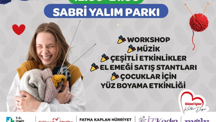 İzmit’te el emeği rüzgârı: Örgü Festivali başlıyor