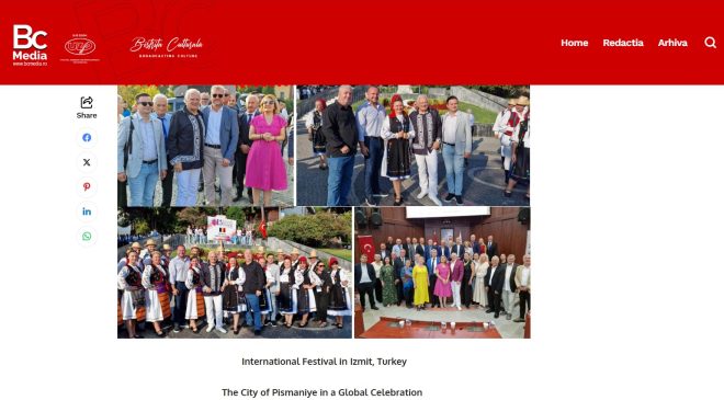 Romanya Basını: İzmit, halklar arası dostluğun sahnesine dönüştü