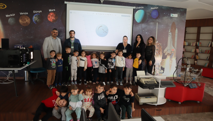 Çınar Çocuk Evleri öğrencileri 3D teknolojiyi deneyimledi