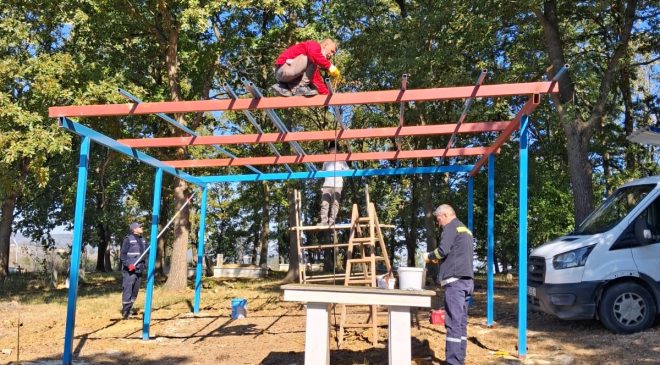 İzmit Belediyesinden Hasancıklar Köyü’ne sundurma