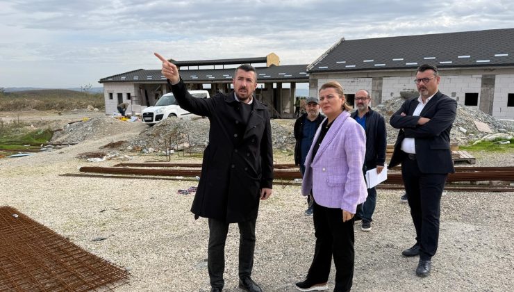 Fatma Başkan, Dost Pati Yaşam Alanı’ndaki çalışmaları inceledi