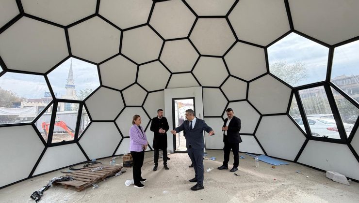 Fatma Başkan, Yahya Kaptan’daki Teknogaraj ve kütüphane projelerini İnceledi