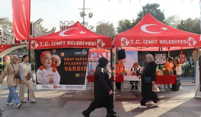 İzmit Belediyesi ve LÖSEV el ele: Lösemili çocuklar için umut standı