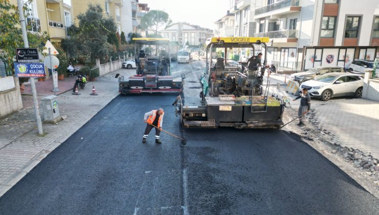 İzmit Belediyesinden Alikahya’ya konforlu ve güvenli yol düzenlemesi