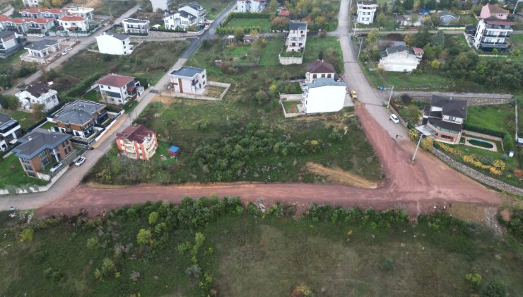 İzmit Belediyesinden Tüysüzler Mahallesi’ne yeni imar yolu