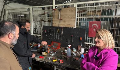 Fatma Başkan, fabrika gibi çalışan Park ve Bahçeler şantiyelerini inceledi