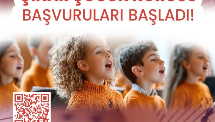 Çınar Çocuk Korosu’nda yeni dönem başvuruları başladı