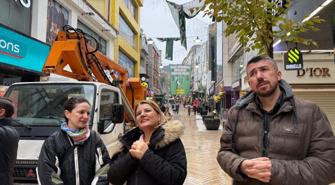 Fethiye Caddesi yeni yıla hazırlanıyor: Fatma Başkan’dan güvenlik uyarısı