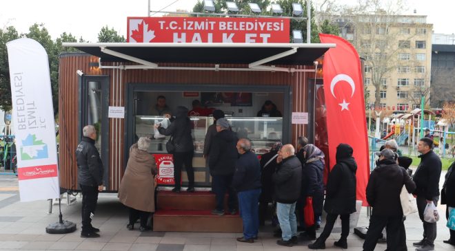 İzmit’te Halk Et yoğun ilgi gördü