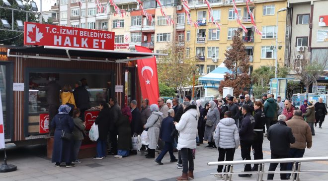 Halk Et Projesi vatandaşın yüzünü güldürmeye devam ediyor