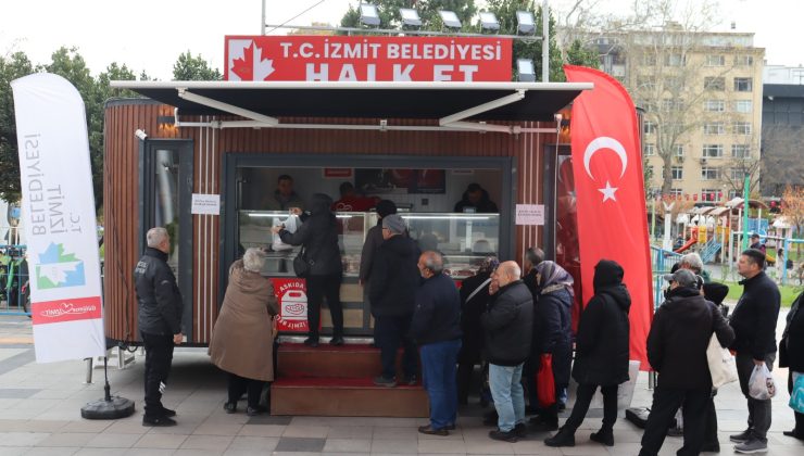 İzmit’te Halk Et yoğun ilgi gördü