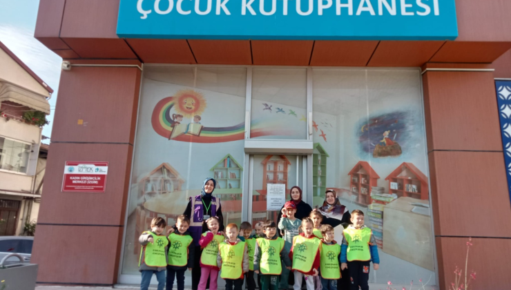 İZGİM, minikleri Çocuk Kütüphanesi’nde ağırladı
