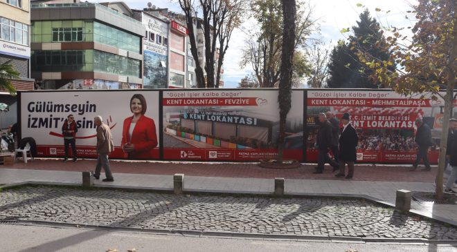 İzmit Belediyesi Fevziye Camii Park Alanını yeniliyor