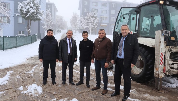 İzmit Belediyesinden muhtarlara kış çalışmaları ziyareti