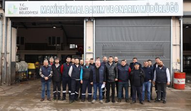 İzmit Belediyesinde öz kaynakla dönüşümün adresi MAKİNE İKMAL oldu