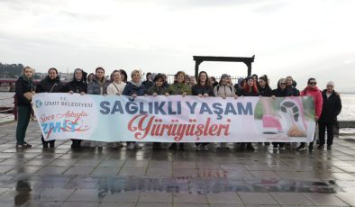 İzmitli kadınlar, yılın ilk ‘Sağlıklı Yaşam Yürüyüşü’nde buluştu