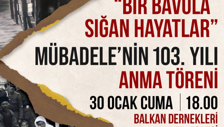 İzmit’te Mübadele’nin 103. yılı anılacak