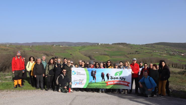 Bizim Köy Doğa Yürüyüşü bu ay Nebihoca’da gerçekleştirildi