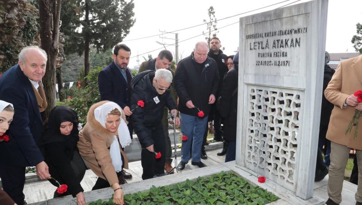 Efsane başkan Leyla Atakan vefatının 55. Yılında mezarı başında anıldı