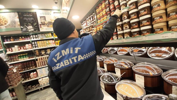 İzmit Belediyesi Zabıta ekiplerinden Ramazan öncesi sıkı denetim