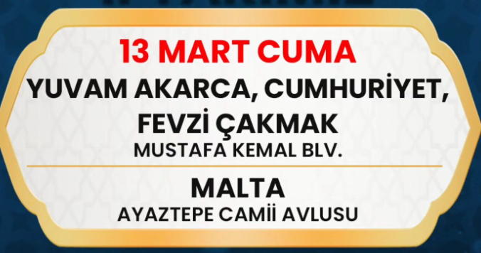 İzmit Belediyesi iki mahallede halk iftarı düzenliyor