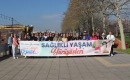 Dünya Sağlık Günü’nde İzmitli kadınlar sağlık için yürüdü