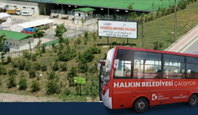 İzmit Belediyesinden Modern Hayvan Pazarı’na ücretsiz ring servisi