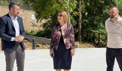 Fatma Başkan, Cephanelik projesini yerinde takip etti