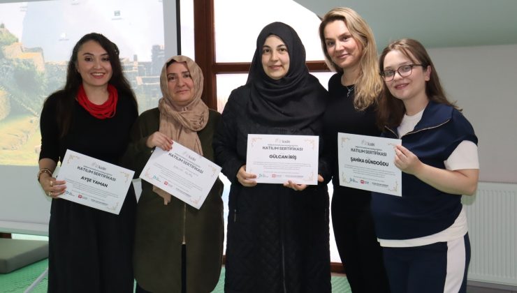 İZGİM’de anne adaylarına sertifika sevinci