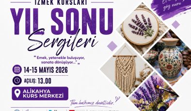 İZMEK Alikahya Kurs Merkezi’nde yılsonu sergisi heyecanı