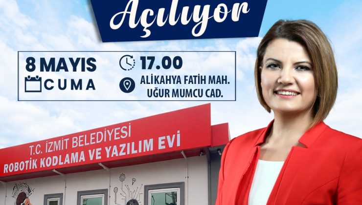 İzmit Belediyesi Robotik Kodlama ve Yazılım Evi kapılarını açıyor