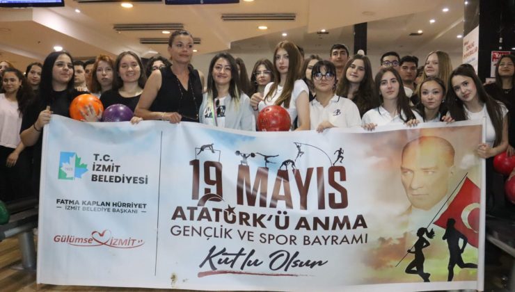 İzmit Belediyesinden 19 Mayıs’a özel bowling turnuvası
