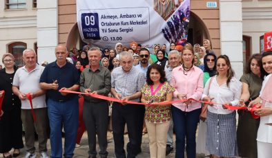Akmeşe’de üretim dolu yıl sergiyle taçlandı