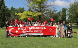 Sağlıklı yaşam yürüyüşünde A Milli Takım’a tam destek