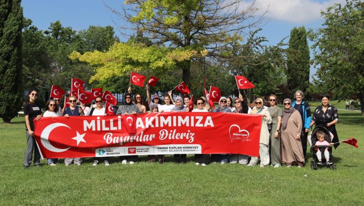 Sağlıklı yaşam yürüyüşünde A Milli Takım’a tam destek