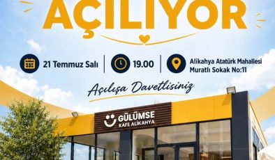 Gülümse Kafe Alikahya hizmete açılıyor