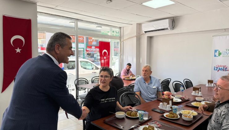 Başkan Vekili Lütfü Obuz’un öğle durağı Paşa Kent Lokantası oldu