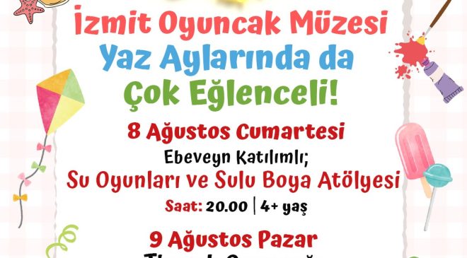 Çocuklar bu hafta sonunda Oyuncak Müzesi’nde hem oynayacak hem üretecek