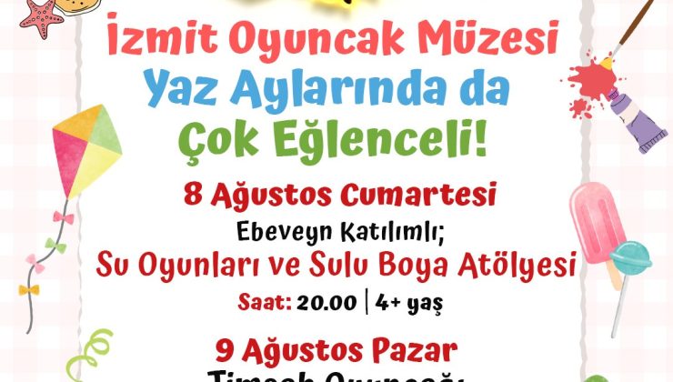 Çocuklar bu hafta sonunda Oyuncak Müzesi’nde hem oynayacak hem üretecek