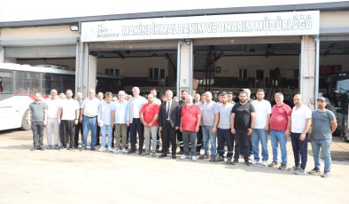 Lütfü Obuz’dan Fen İşleri ve Makine İkmal’e ziyaret