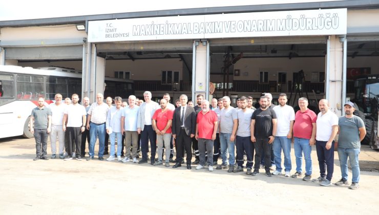 Lütfü Obuz’dan Fen İşleri ve Makine İkmal’e ziyaret