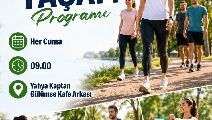 Sağlıklı Yaşam Programı her cuma vatandaşları sporla buluşturuyor